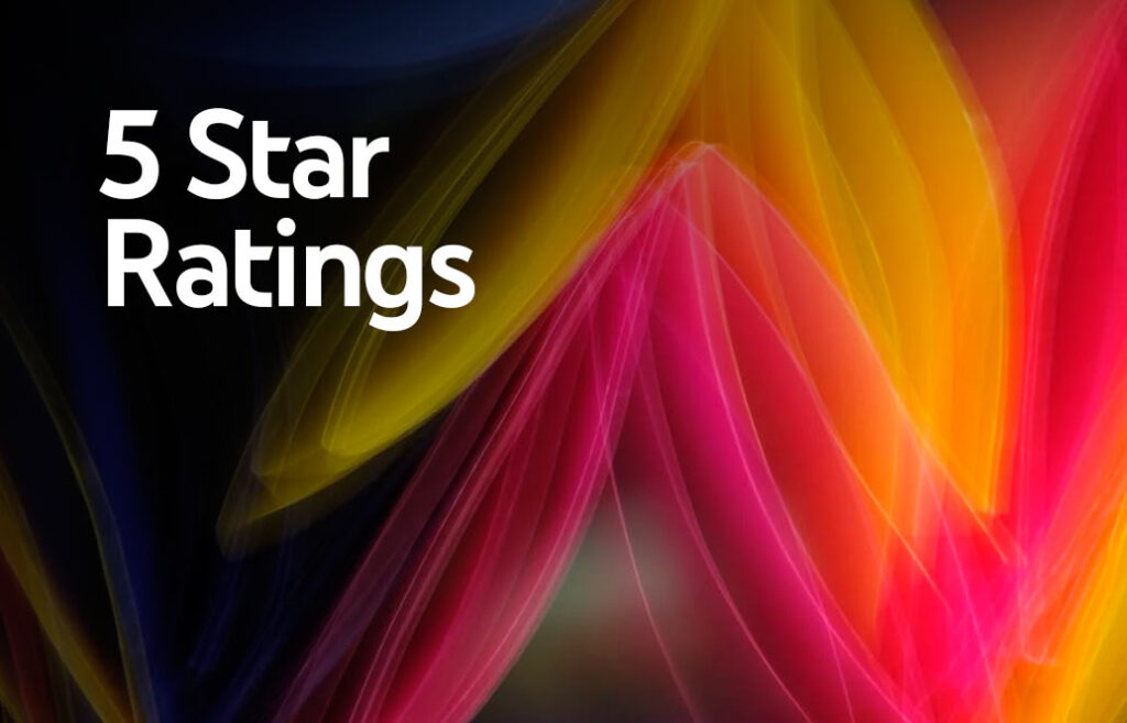 5 Star Ratings